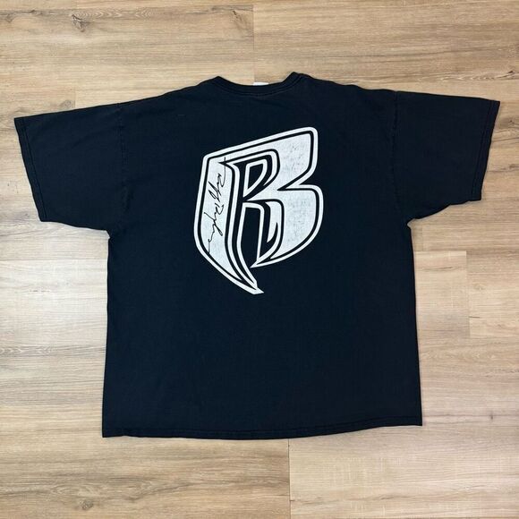Ruff Ryders Famous Stars And Straps Shirt Men's 2XL Black Streetwear Y2K Rap - Picture 3 of 5